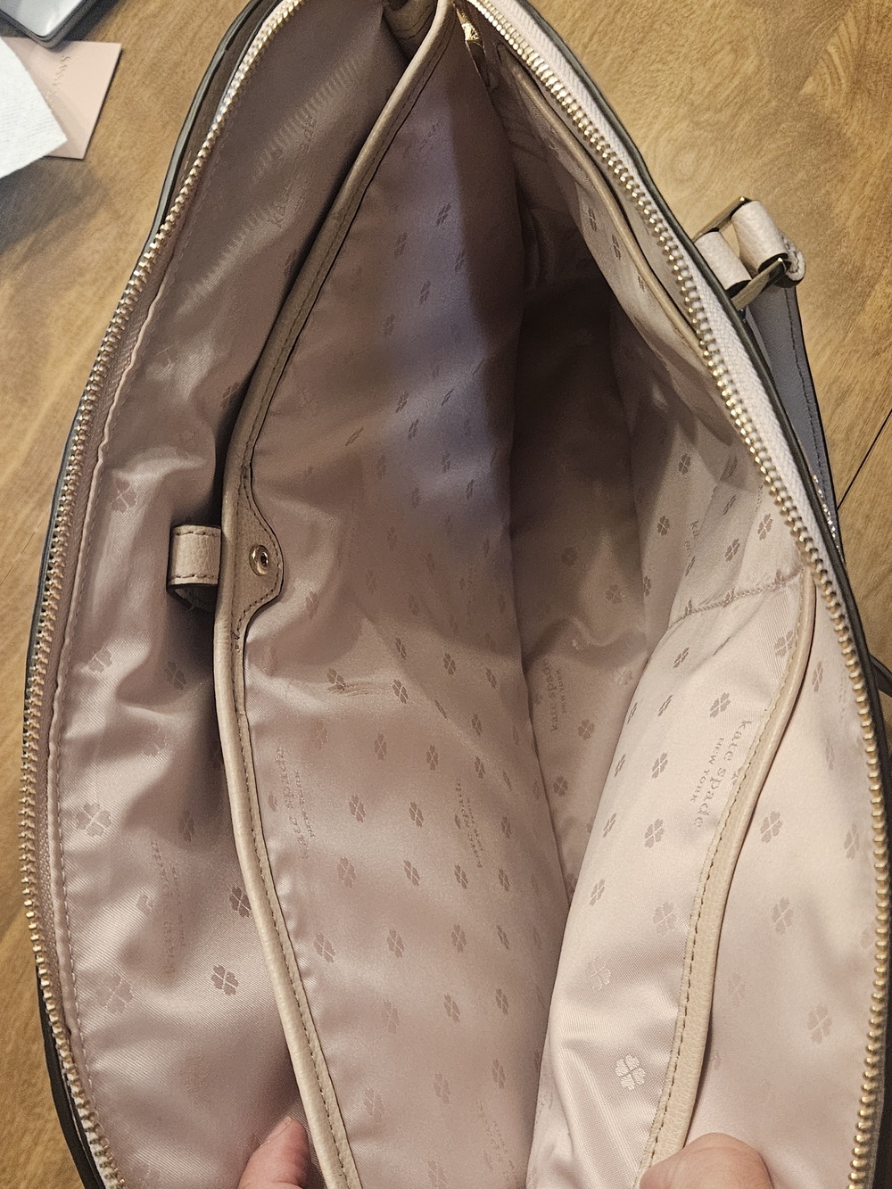 kate spade Light Pink Leather Laptop Carrier Satchel - Picture 3 of 9